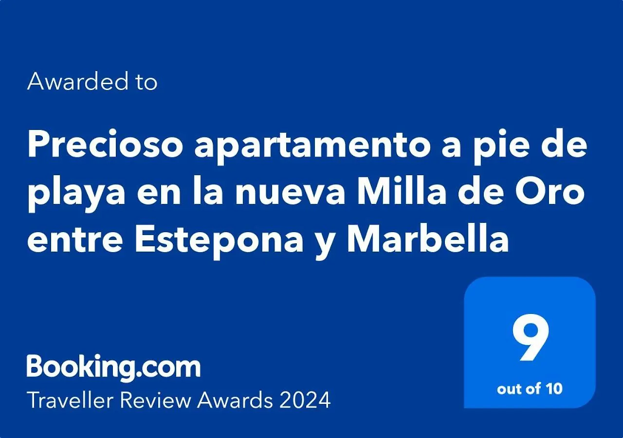 Ferienhaus Precioso Apartamento A Pie De Playa En La Nueva Milla De Oro Entre Estepona Y Marbella